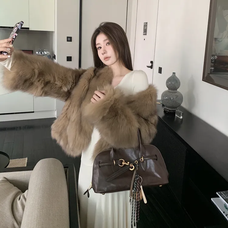 【流光琥珀】今年的第一件皮草！！渐变染气质高级皮草
