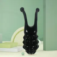 天然牛角美鼻器黑砖实心牛角鼻子下巴塑形耳朵按摩按摩器加厚家用