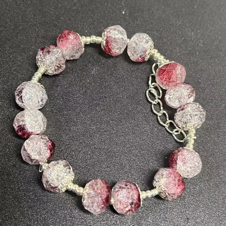 【一闪一闪亮晶晶】琉璃珠 手工串珠 diy手链 串珠手链 饰品配件