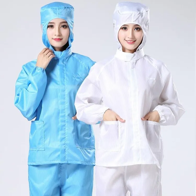 防静电服连帽分体服防尘洁净食品工作服养殖喷漆无尘服净化防护服
