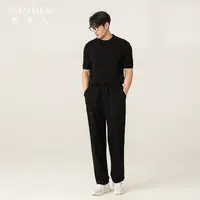 简单人重磅法国罗纹针织【时髦长短袖套组】春夏柔软顺滑易打理套装