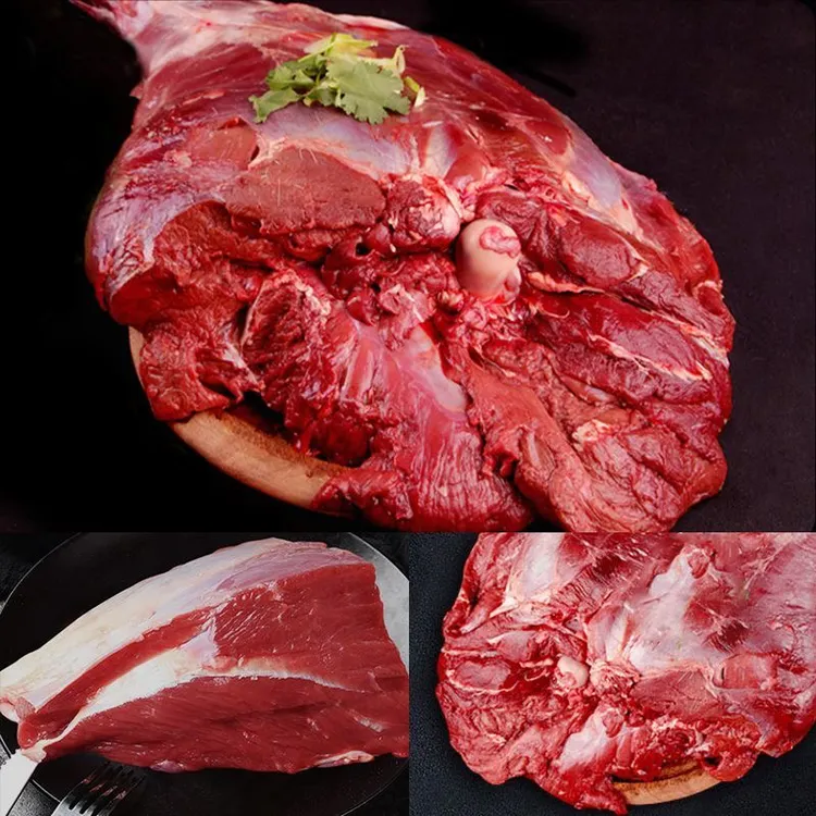 鹿肉 整只腿肉去骨 2斤新鲜梅花 营养 农家散养 现割鹿场直发