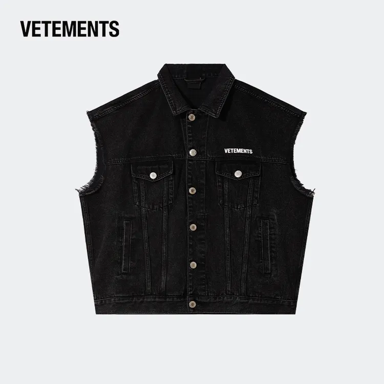 VETEMENTS明星同款新牛仔马夹宽松时尚63317301
