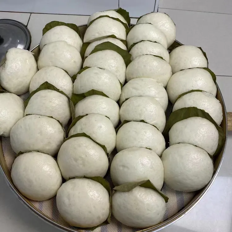 安徽特色手工美食米酒老面发酵荷叶粑小麦粑