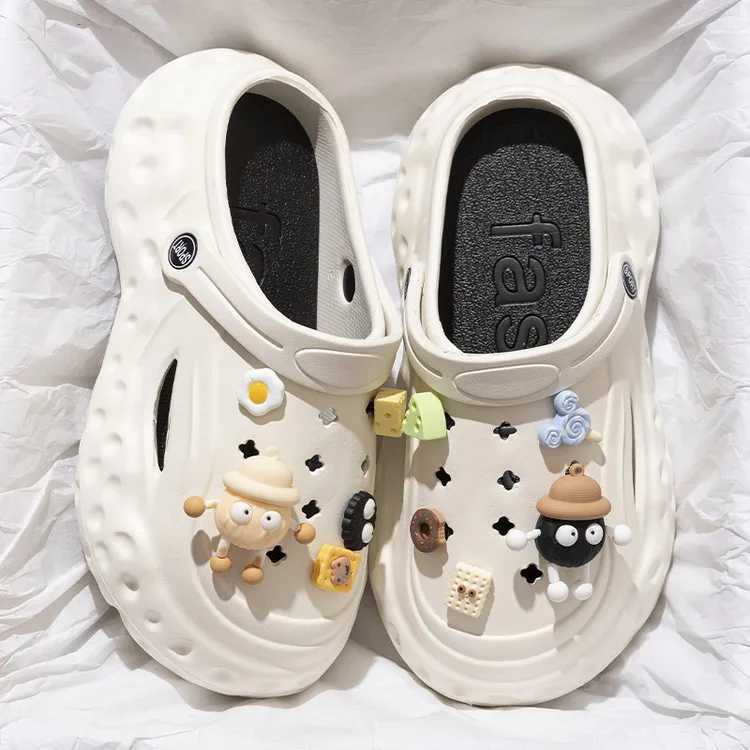 洞洞鞋女款夏季2025新款外穿情侣厚底防滑户外办公室沙滩包头凉鞋