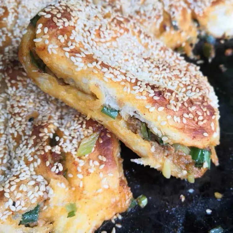 湖北仙桃特产猪油鲜肉锅块