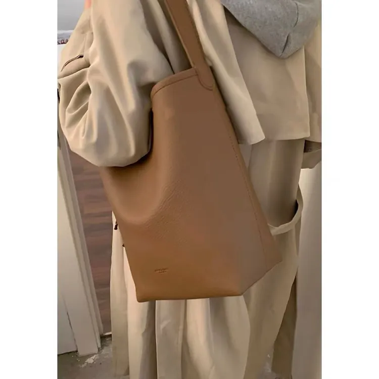 复古腋下包包女式2024新款潮时尚韩系水桶包百搭大容量单肩托特包