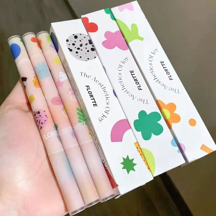 花洛莉亚大漂亮卧蚕笔极细眼线液笔勾勒高光提亮粉色防水02招桃花