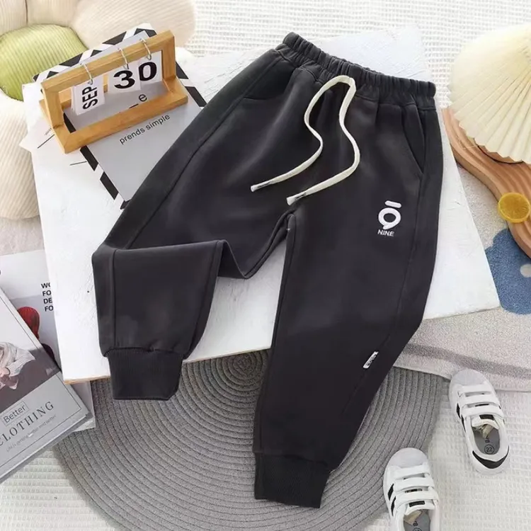 男童裤子春秋款儿童单裤休闲运动卫裤中大童洋气百搭束脚裤长裤