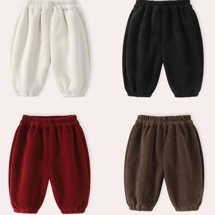 【加绒加厚羊驼绒】婴儿童衣服男女童宝宝裤子秋冬季PP裤保暖外穿