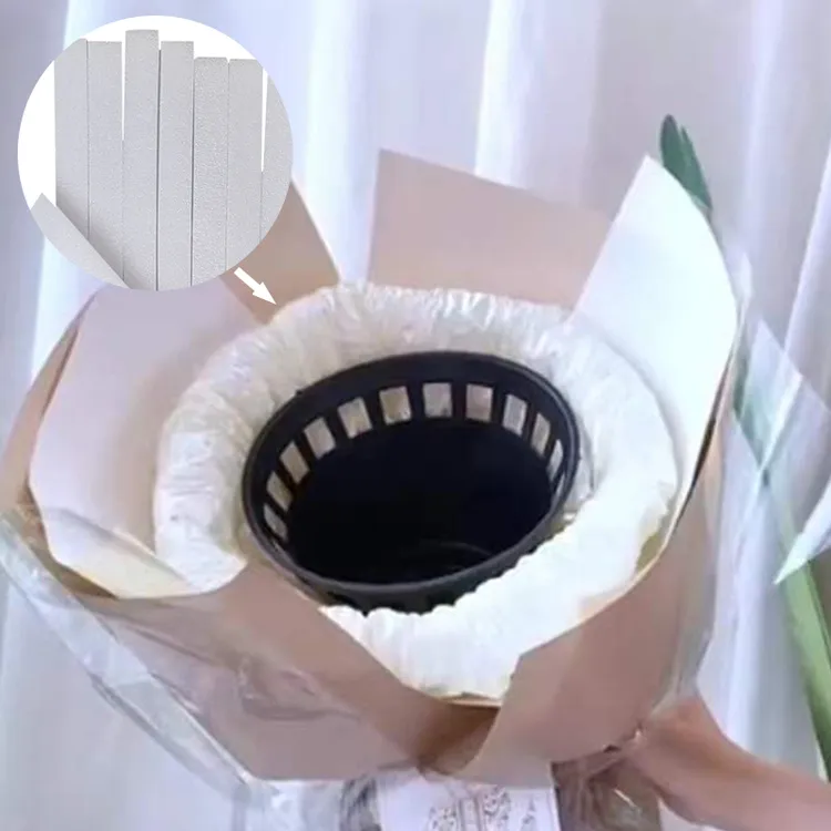 锦衣 圆形花束内衬蓬松有型固定小香风内衬泡沫条插花包花模具