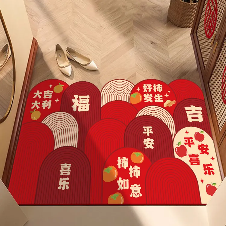 皮革入户门地垫可擦免洗进门垫玄关防滑脚垫家用防水防尘地毯可剪