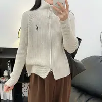 秋冬新款时尚洋气爆款毛衣外套女休闲百搭针织开衫小个子上衣A149