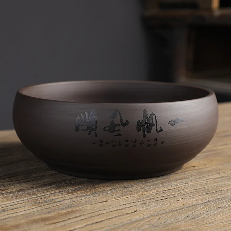 配件茶碗水盂小号洗缸器皿复古洗茶杯紫砂茶大号家用笔洗功夫茶具