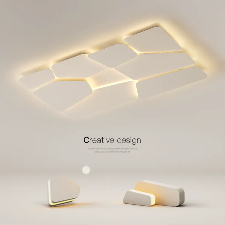 客厅灯现代简约led主卧室吸顶灯创意餐厅吊灯家用全屋灯具护眼灯