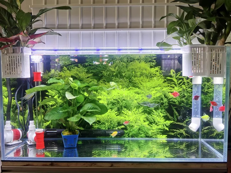 养宠装备80鱼缸用滴流盒上滤静音增氧循环净水周转箱多层过滤盒