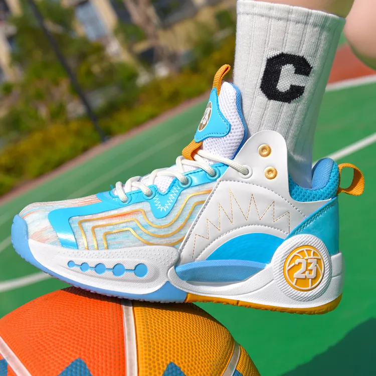 春秋运动休闲儿童鞋潮流时尚儿童篮球鞋潮