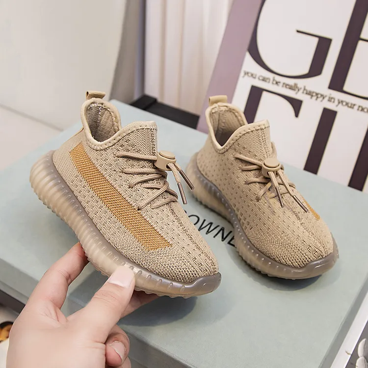 椰子鞋350儿童春季新款抽绳运动鞋休闲鞋女童男童百搭夏季透气