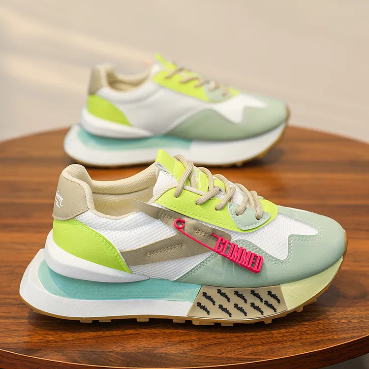 厚底老爹鞋网布透气阿甘鞋运动休闲女鞋板鞋/休闲鞋男士时尚百搭