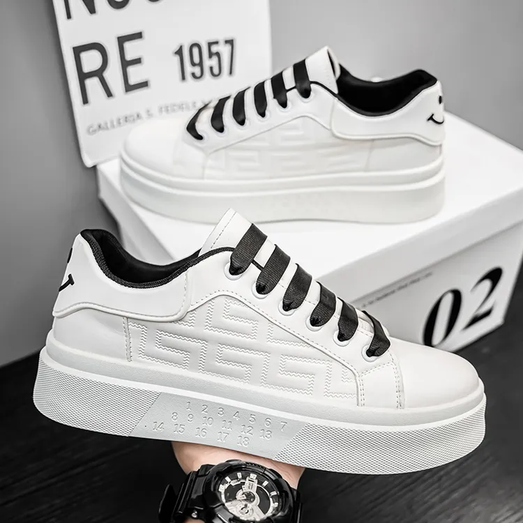 板鞋四季款小白鞋厚底休闲韩版板鞋韩板百搭潮鞋鞋子休闲鞋夏季男