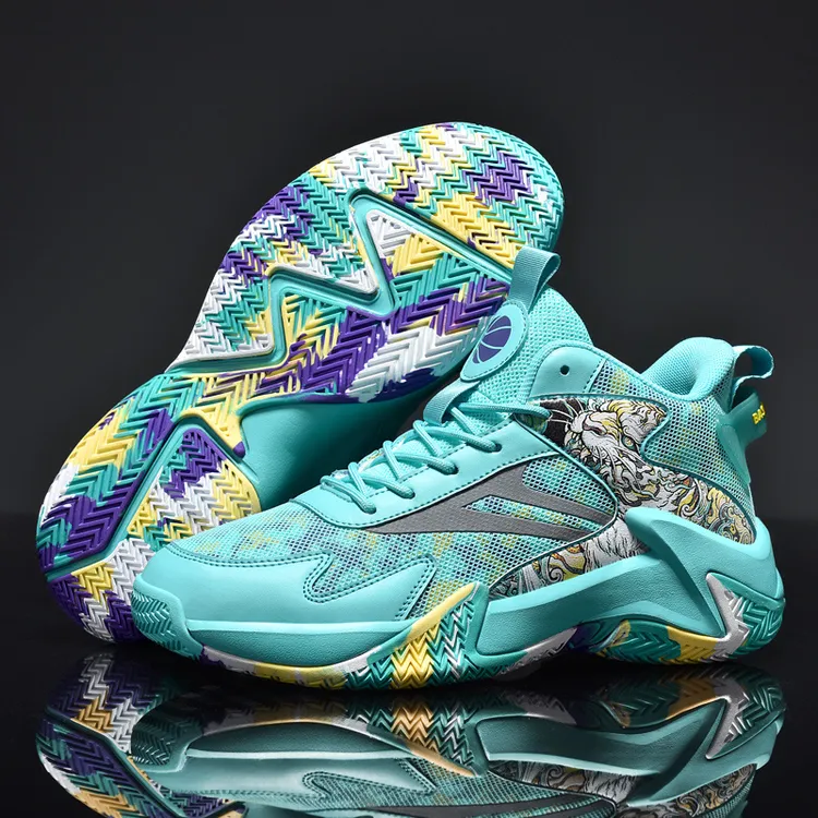 男鞋篮球鞋大码夏季透气学生青少年高帮