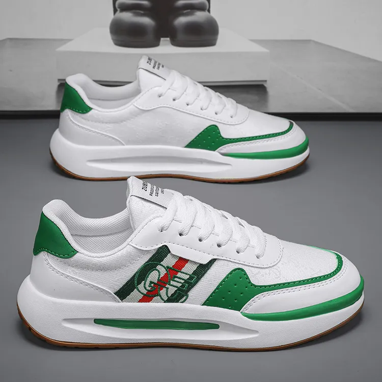 新款透气帆布时尚男鞋潮流百搭老爹鞋休闲板鞋帆布鞋运动夏季春季