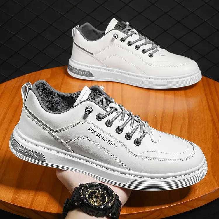 男鞋秋季新款小白鞋子男士韩版潮流百搭低帮潮鞋学生休闲板单鞋