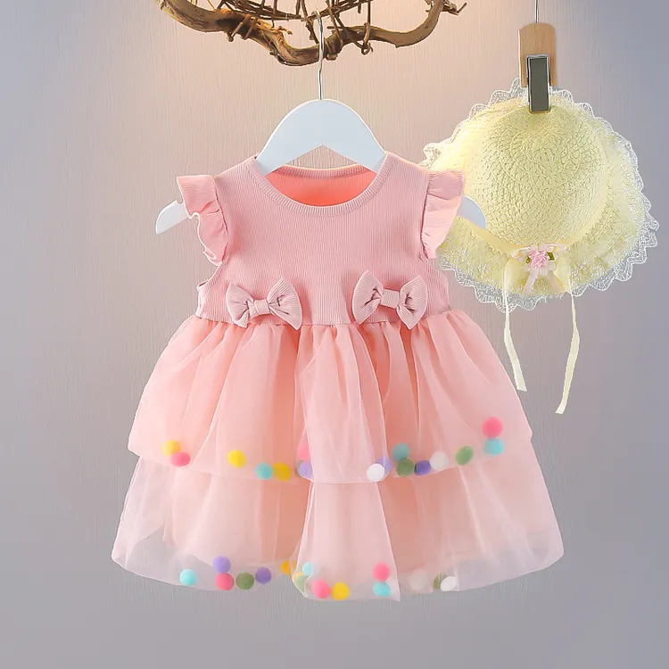 儿童节连衣裙裙子童装女童公主裙宝宝婴儿幼儿洋气夏季女孩小童潮