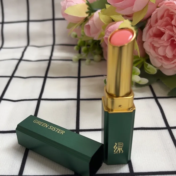GREEN SISTER绿色姐妹精油唇膏 保湿滋润 温感变色温变润唇膏口红
