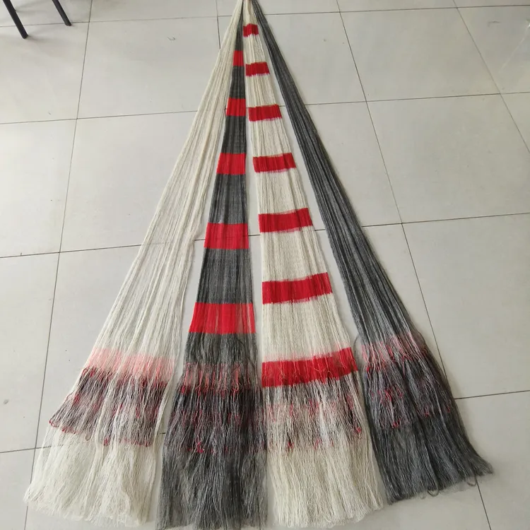 大力马线两指3.5米7.5斤重手工渔网 铅坠子促销款 下水后不退换