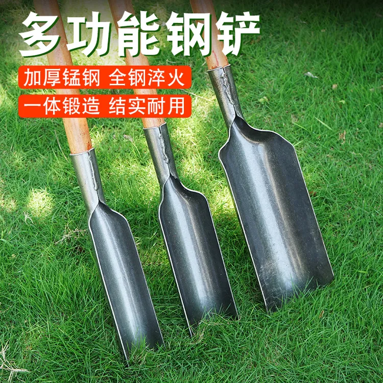 洛阳铲户外锰钢加厚铲子小铁锹禁止盗墓挖洞考古打桩取土神器探铲