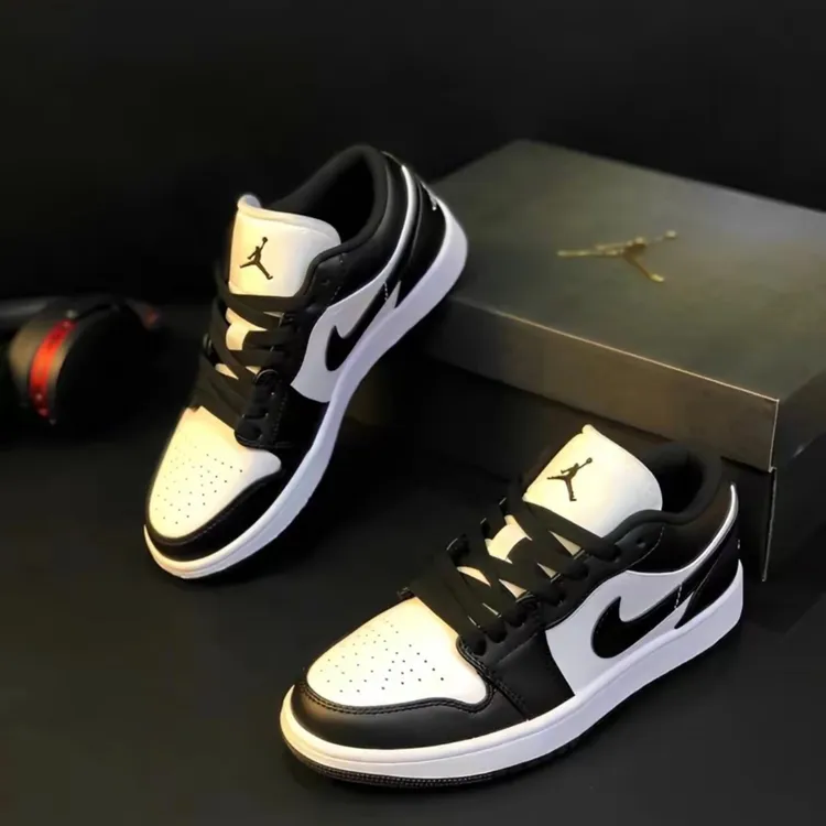 Airjordan1low黑白熊猫男女款舒适AJ1运动鞋板鞋潮流复古官方正品