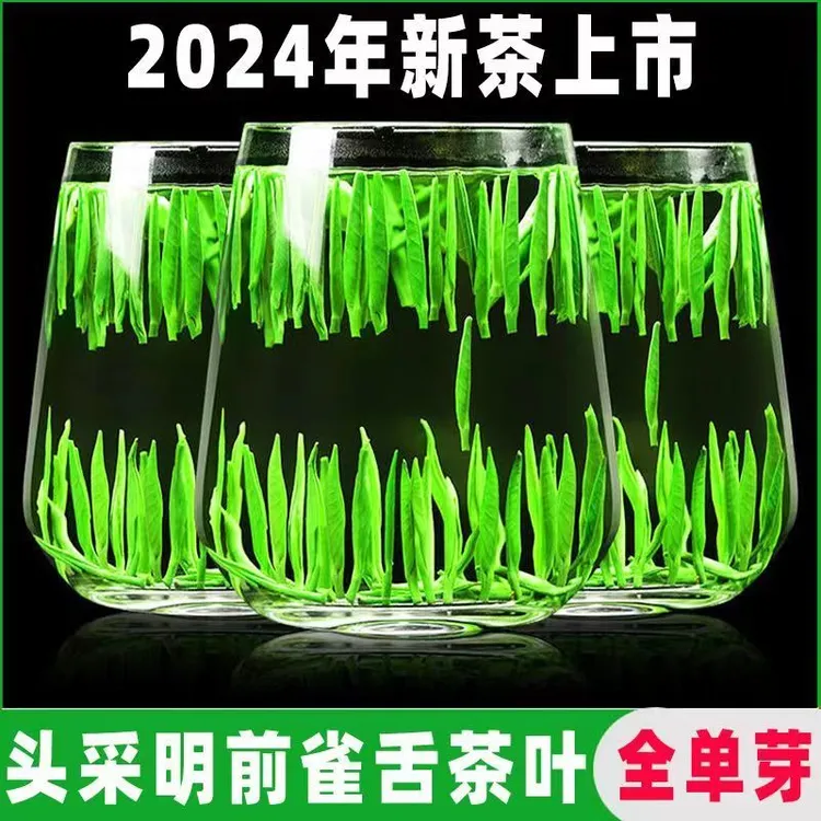 雀舌2025明前雀舌嫩芽贵州高山绿茶叶湄潭翠芽新茶浓香雀舌茶叶