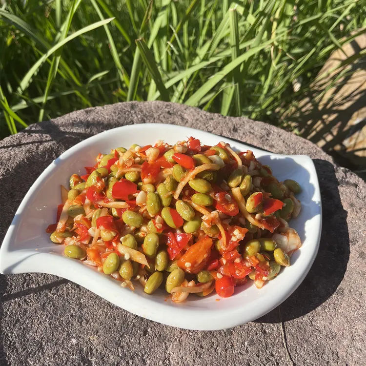 2瓶装农家自制霉豆子上饶霉豆 毛豆腌制下饭菜酱菜280g/瓶