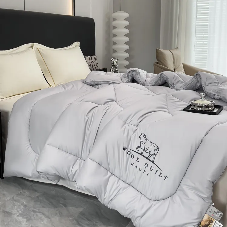 正品澳洲羊毛被百分百纯羊毛填充加厚冬被秋冬被