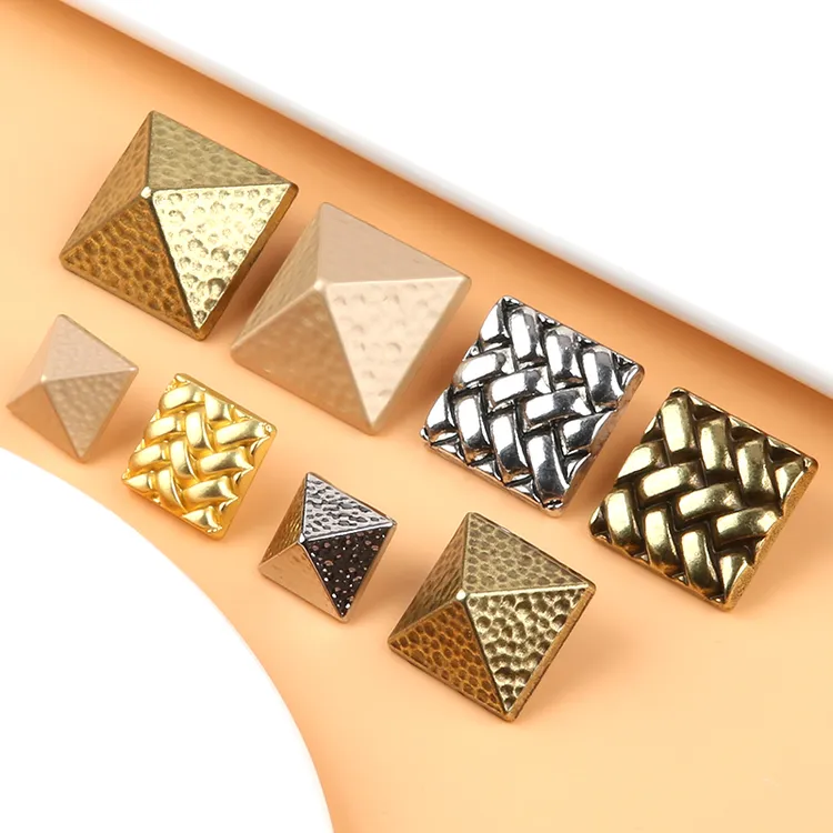 方形金属扣子复古异形大衣风衣个性装饰纽扣配件男女衣服毛衣钮扣