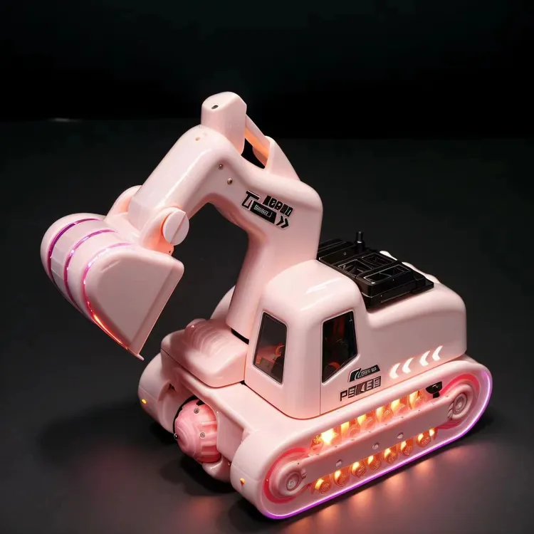 电动挖掘机自动行走玩具男孩挖土机铲车挖机儿童万向工程车模型