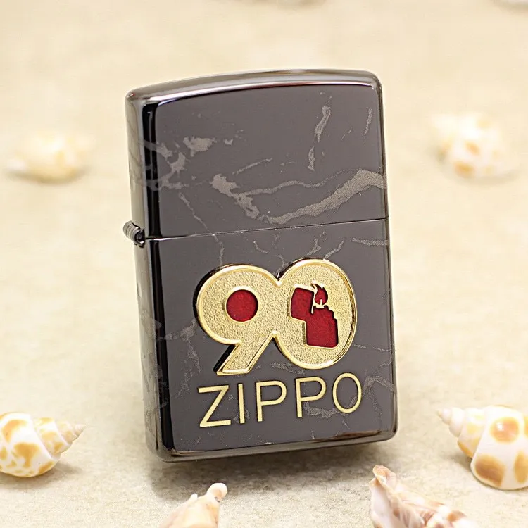 zippo打火机美国 49864 90周年纪念版 美版原版