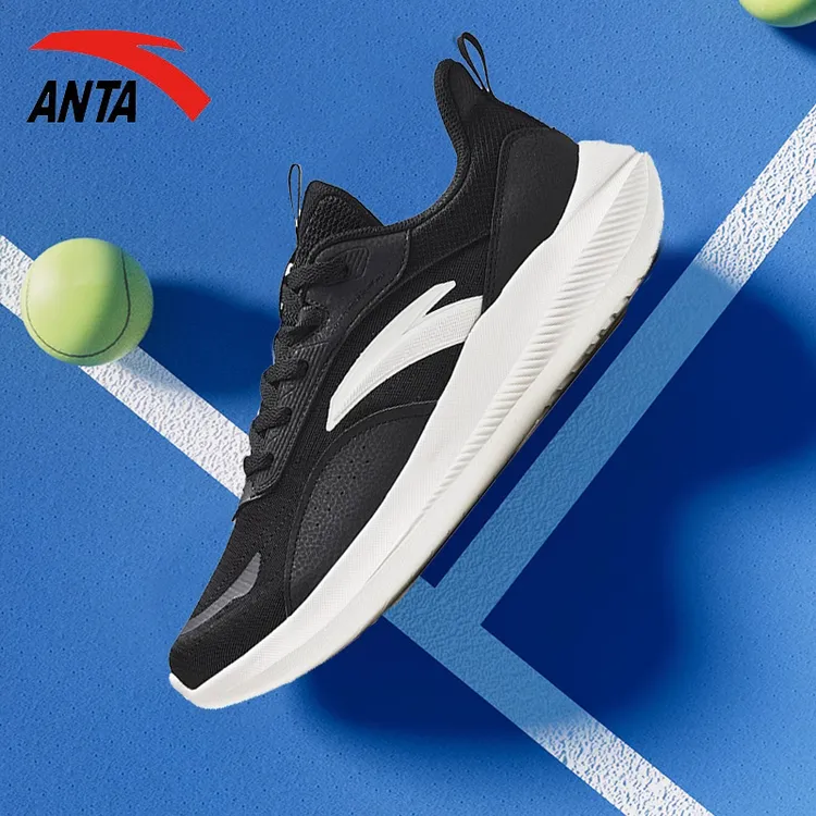 安踏男鞋运动鞋秋季网面透气耐磨防滑跑步鞋轻便减震休闲鞋跑鞋男