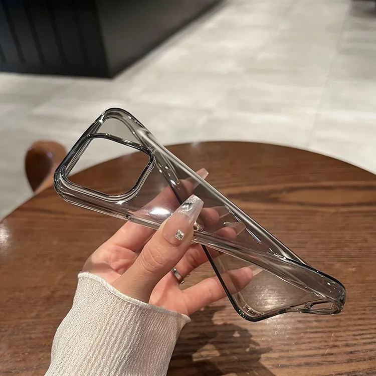 UMJ全软硅胶iphone16/17proMax手机壳air适用苹果15p透明14防摔13