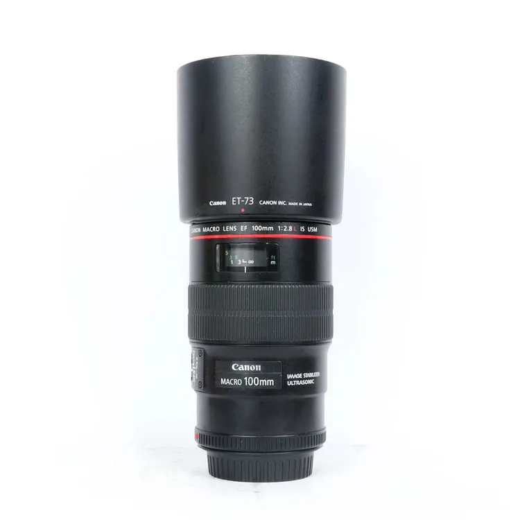 99新 Canon/佳能 EF 100 F2.8 L IS USM专业微距人像镜头红圈百微