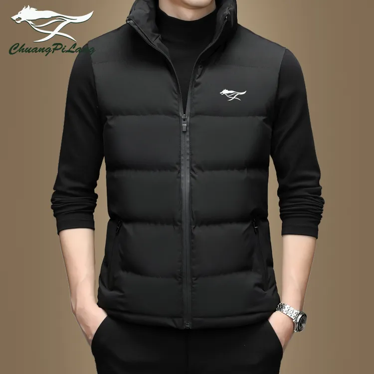 品牌男士马甲棉服春秋冬季新款休闲棉衣外套保暖无袖坎肩马夹背心