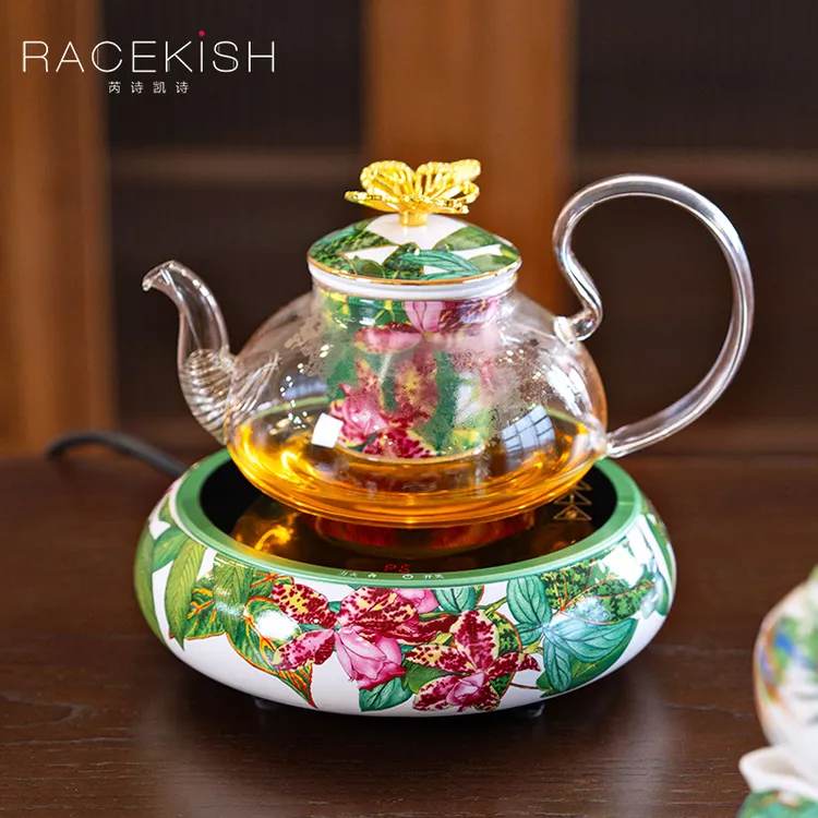 Racekish丛林围炉煮茶套装家居小茶炉烧水泡茶炉下午茶炉创意饰品
