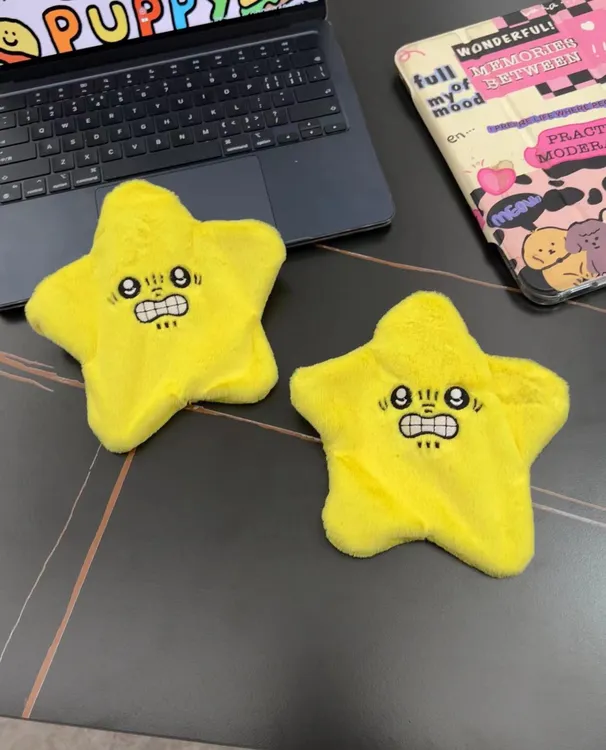 解压玩具吉伊卡哇会动的星星可动玩偶创意搞笑解压公仔毛绒小玩具