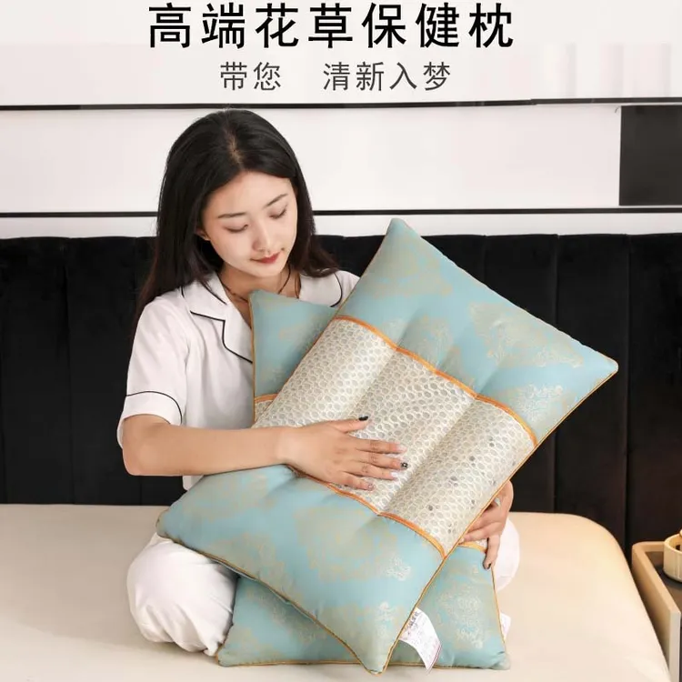 2025 花草保健枕决明子磁疗护颈枕芯（两只）1592