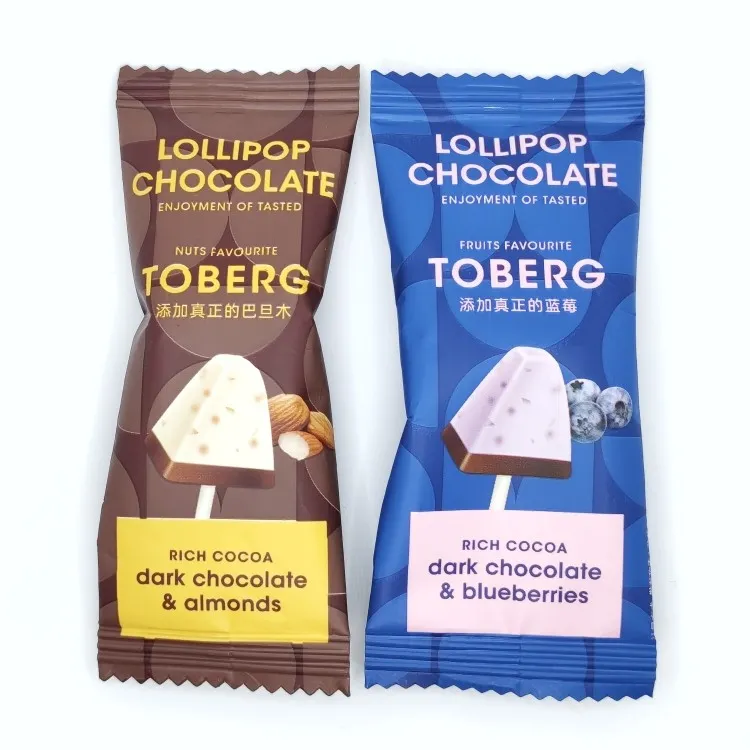 好邻居多伴果蓝莓味曲奇巴旦木巧克力散装儿童趣味棒棒糖小零食品