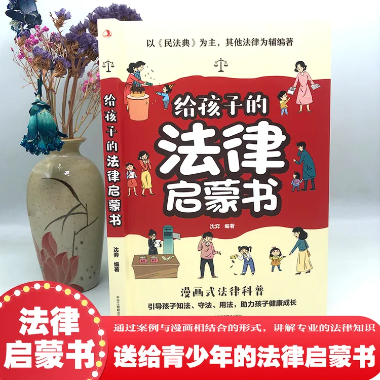 给孩子的法律启蒙书 儿童课外阅读小学初中学生法律启蒙书籍