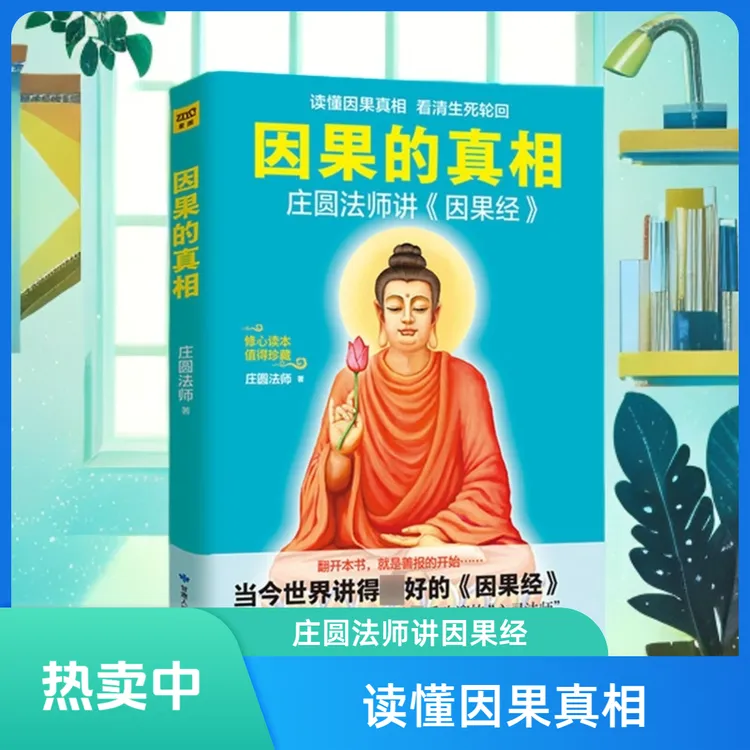因果的真相 庄圆法师讲《因果经》修心励志佛学爱好者阅读参考书籍