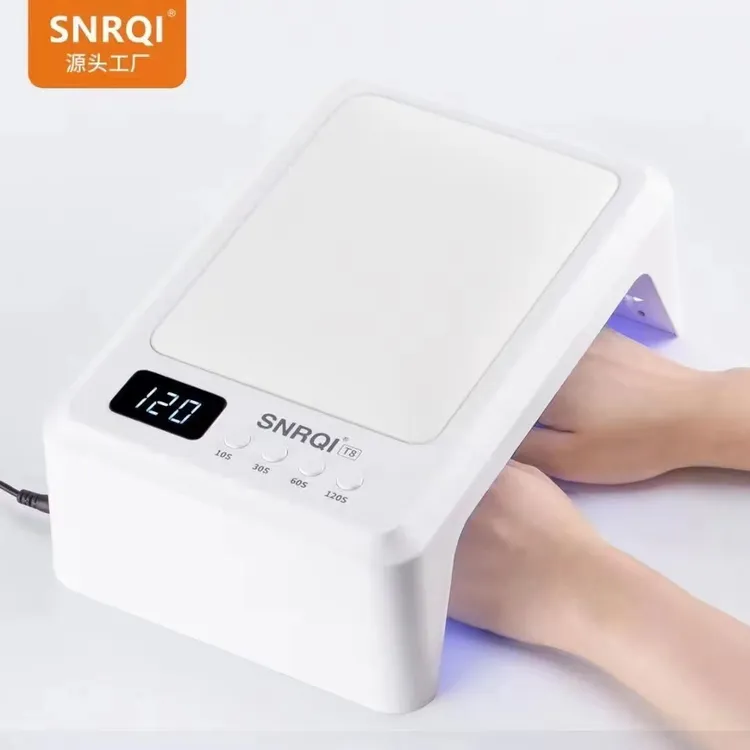 SNRQI/赛迩齐T8美甲专用光疗手枕灯大空间轻松烤双手72瓦60颗灯珠