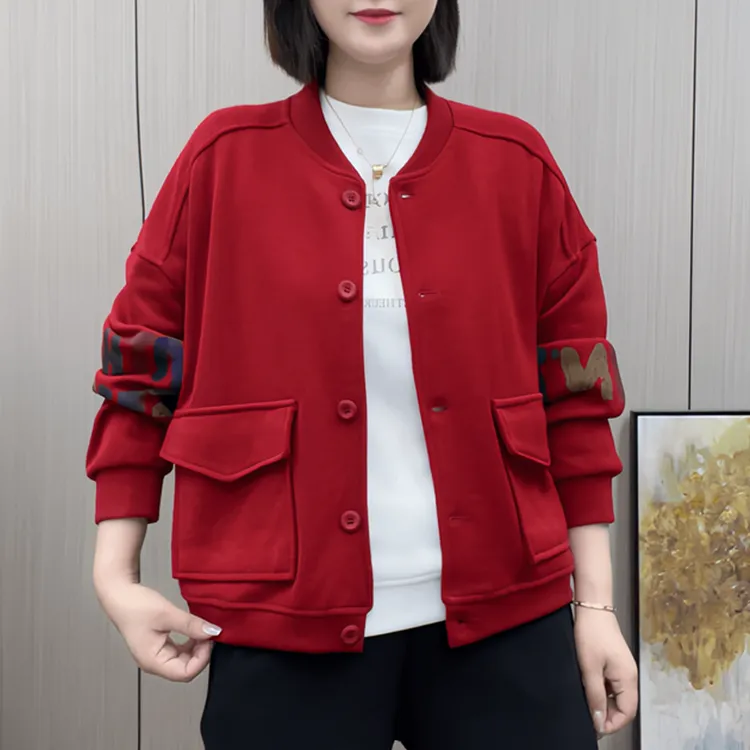 大妈女装春秋季长袖开衫外套2025爆款宽松妈妈装轻奢高档外穿上衣